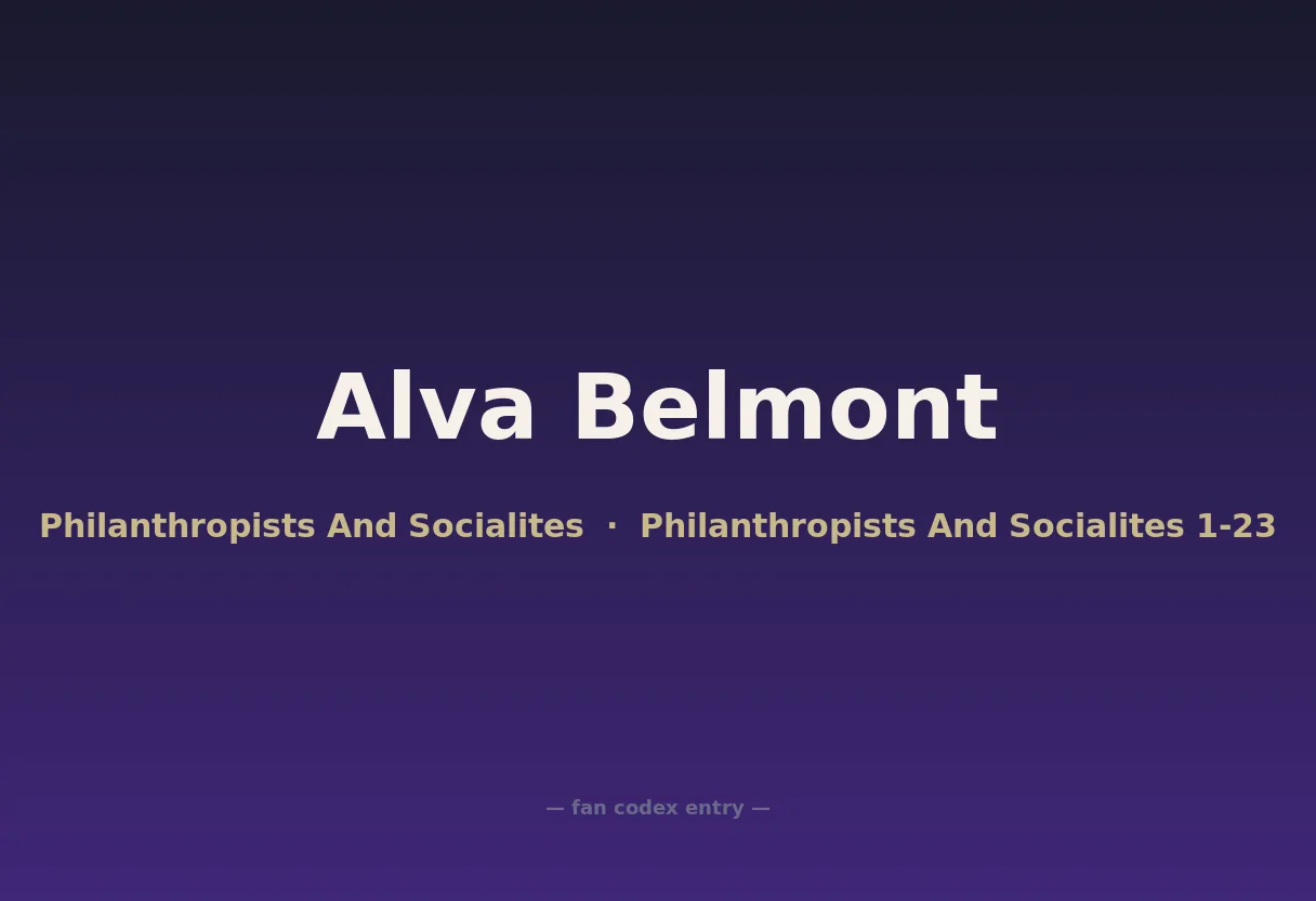 Alva Belmont