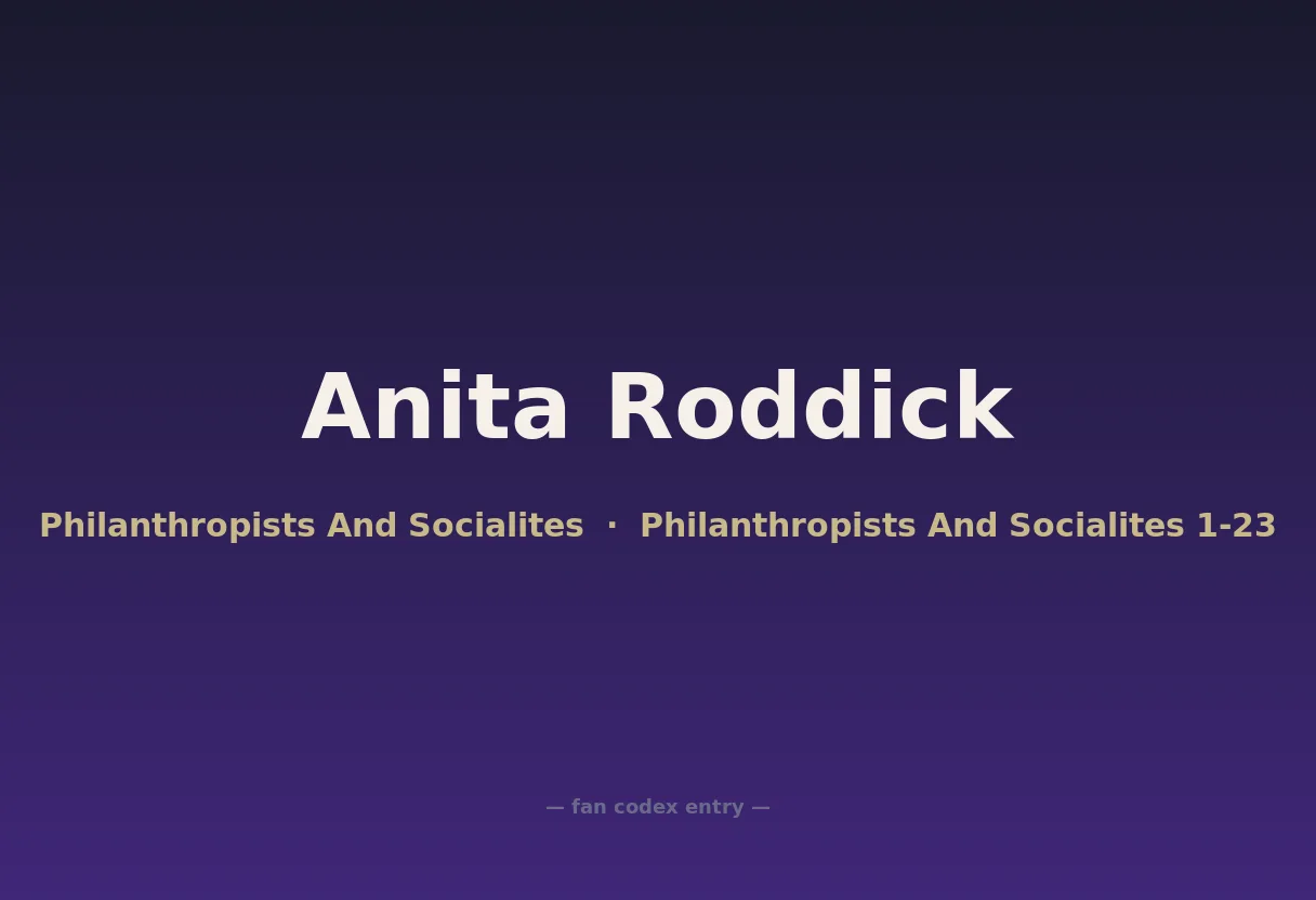 Anita Roddick