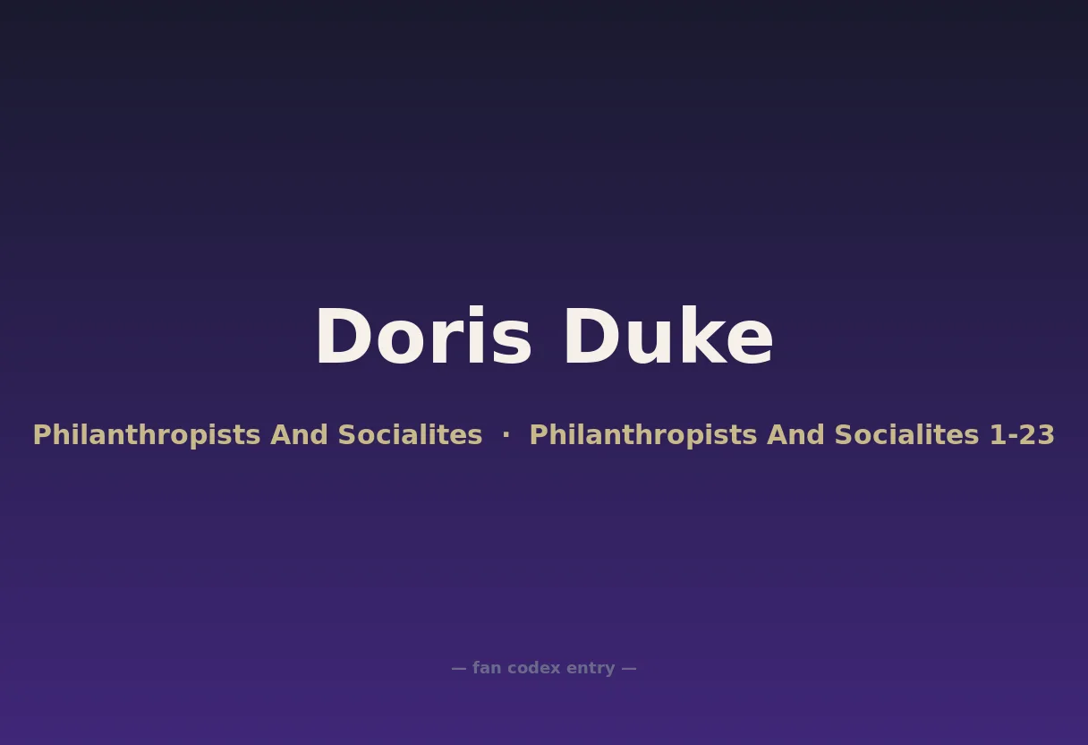 Doris Duke