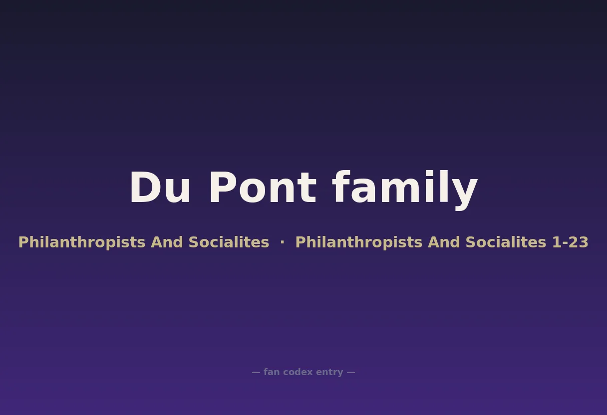 Du Pont family